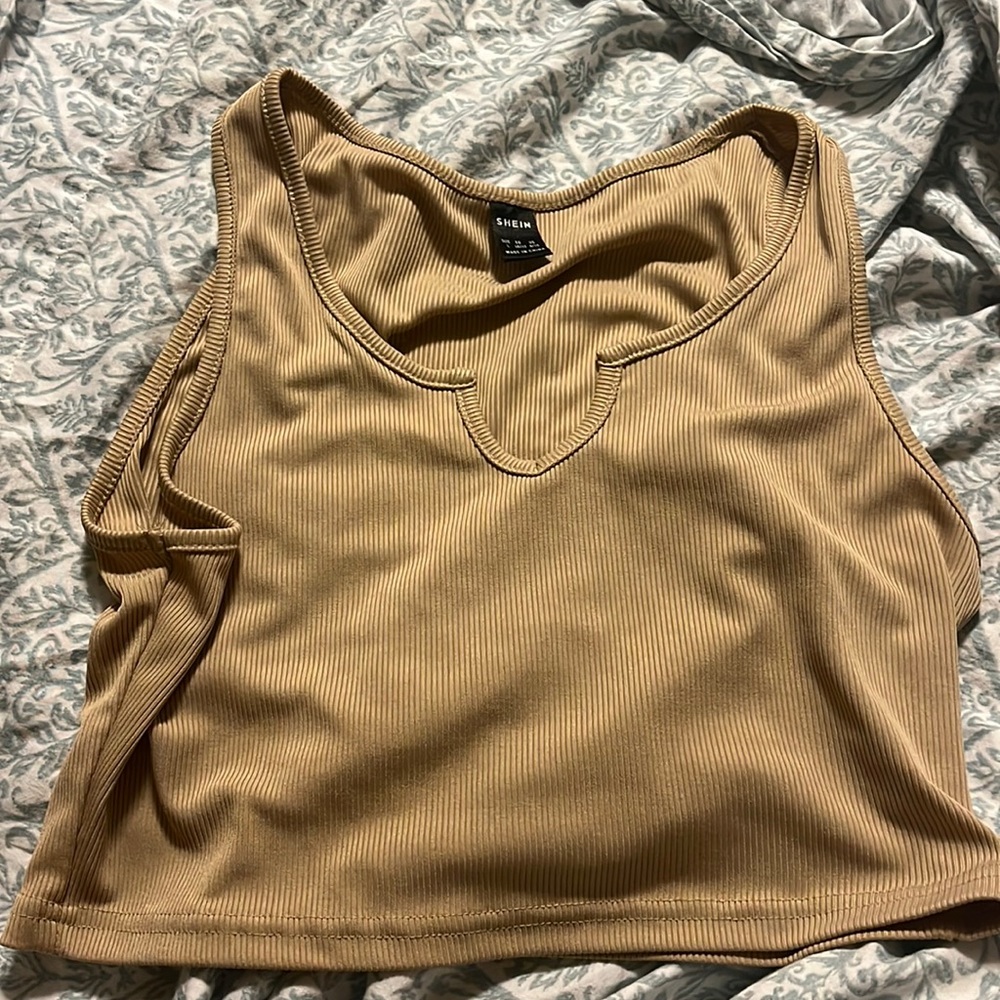 Beige tank top